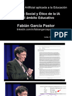 Presentación de Fabián García Pastor-Impacto Socialy Ético de La IA Aplicada A La Educación