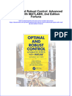 Optimal and Robust Control Advanced Topics With Matlab 2Nd Edition Fortuna Online Ebook Texxtbook Full Chapter PDF