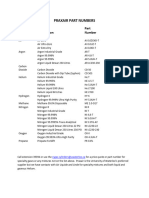 Praxair Part Numbers-May 2018