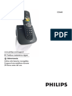 Manual Telefono DECT