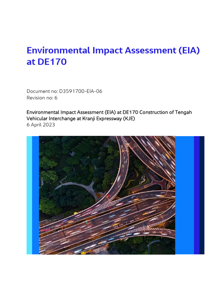 EIA Report KJE | PDF | Noise | Climate Change Mitigation