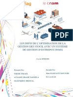 Pfe Optimisation de La Gestion Des Stocks Dans Un Entreprot Avec Un Wms