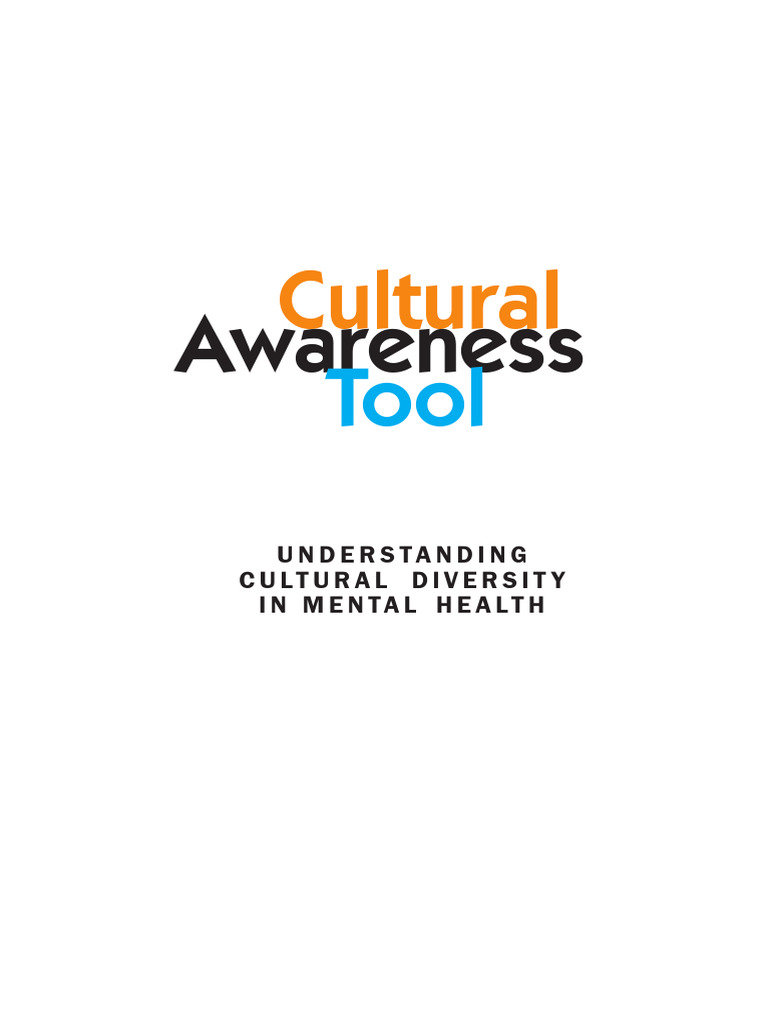 Cultural Awareness Tool | PDF | Mental Disorder | Psychiatry