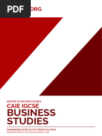 As Level Business (9609) - Complete Notes | PDF