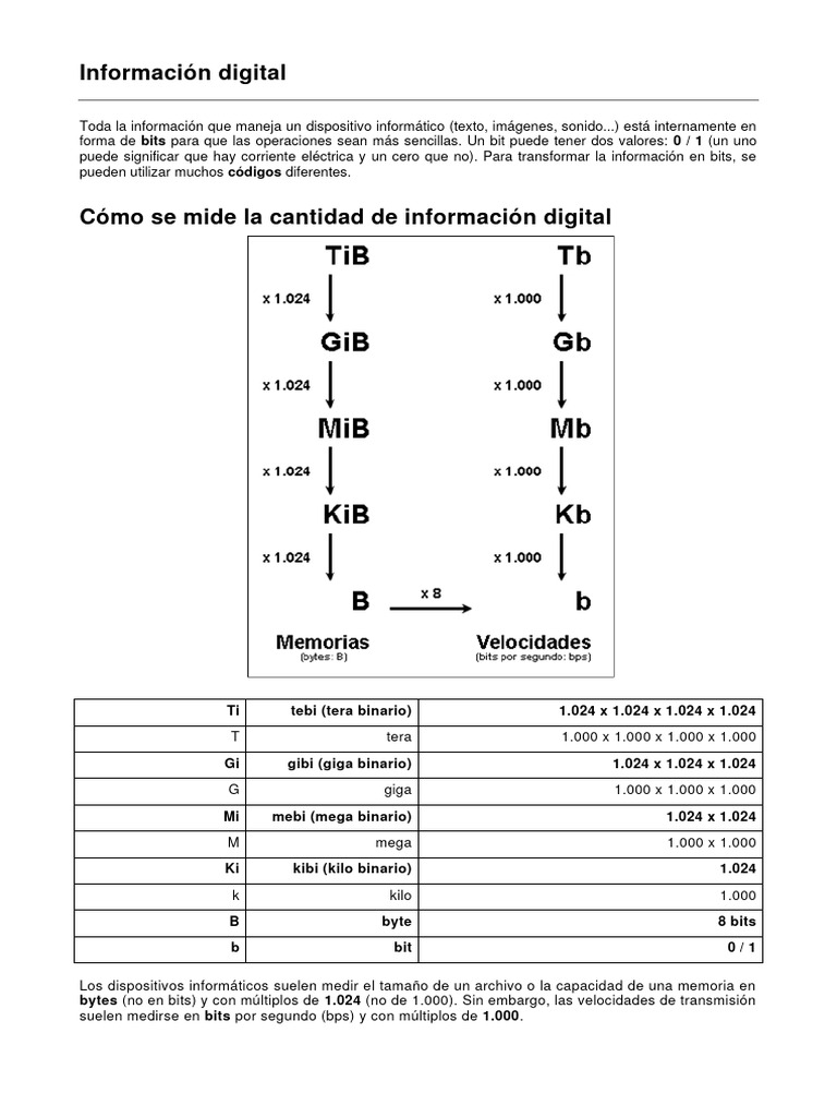 Informática Básica | PDF | Almacenamiento de datos de la computadora ...