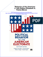 Download ebook Political Behavior Of The American Electorate 14Th Edition Elizabeth A Theiss Morse online pdf all chapter docx epub 