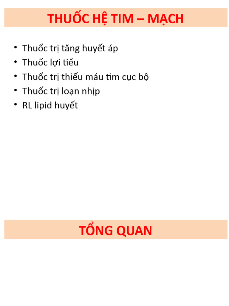 Thuoc Tim - Mach 2024 | PDF