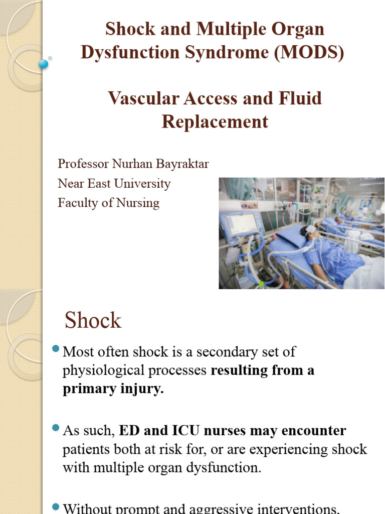 Shock Management and Vascular Access Guide | PDF | Intravenous Therapy ...