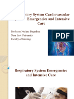 Respiratory System and Cardiovascular System Emergencies and Intensive Care