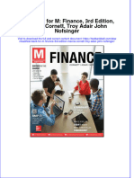 PDF Test Bank For M Finance 3Rd Edition Marcia Cornett Troy Adair John Nofsinger Online Ebook Full Chapter