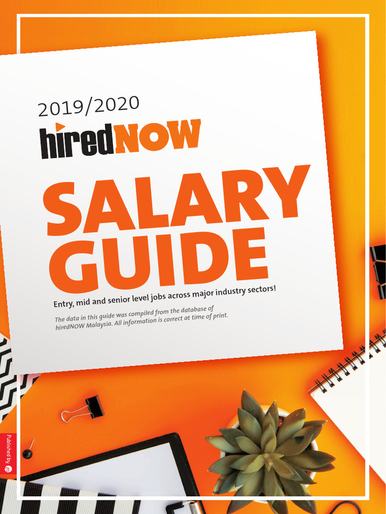 Salary Guide 2019 20 Pdf Employee Benefits Salary