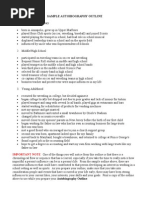 Download Autobiography - Sample Outline by HomeschoolingMom OFive SN73475515 doc pdf