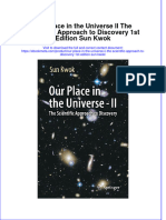 Download ebook Our Place In The Universe Ii The Scientific Approach To Discovery 1St Edition Sun Kwok online pdf all chapter docx epub 