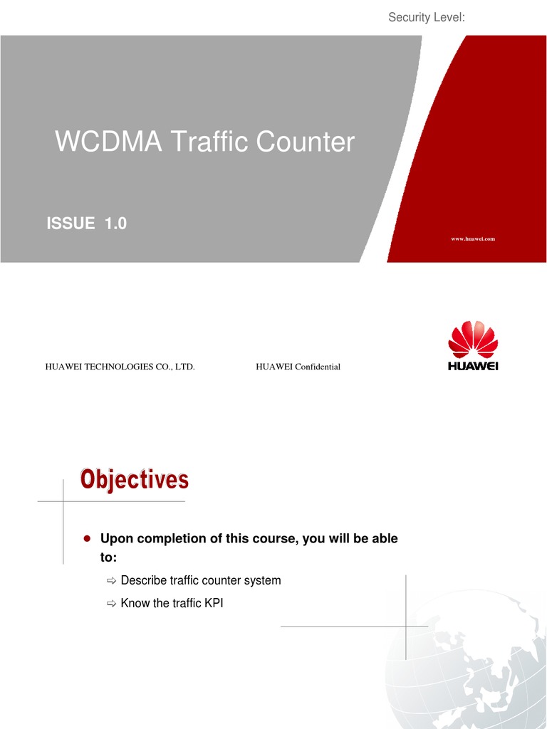 WCDMA Traffic Counter Overview | PDF | High Speed Packet Access ...