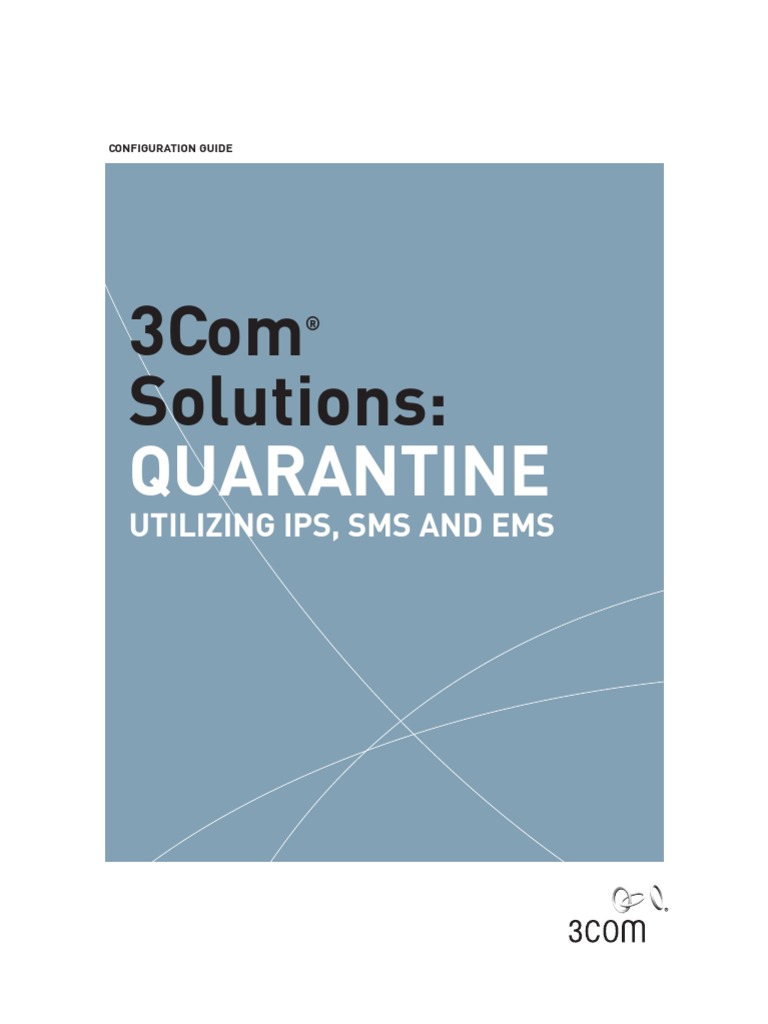 3com Solutions:: Quarantine | PDF | Radius | Port (Computer Networking)