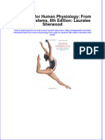 Download pdf Test Bank For Human Physiology From Cells To Systems 8Th Edition Lauralee Sherwood online ebook full chapter 