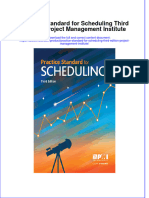 Ebook Practice Standard For Scheduling Third Edition Project Management Institute Online PDF All Chapter