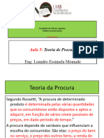 Aula 5 Teoria de Procura