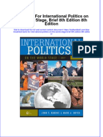 Download pdf Test Bank For International Politics On The World Stage Brief 8Th Edition 8Th Edition online ebook full chapter 