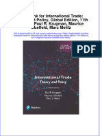 Download pdf Test Bank For International Trade Theory And Policy Global Edition 11Th Edition Paul R Krugman Maurice Obstfeld Marc Melitz online ebook full chapter 