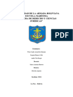 Universidad de La Armada Boliviana Escuela Marítima "Carrera de Derecho Y Ciencias Jurídicas"