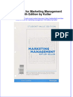 PDF Test Bank For Marketing Management 15Th Edition by Kotler Online Ebook Full Chapter
