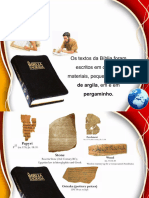 Manuseio Da Biblia