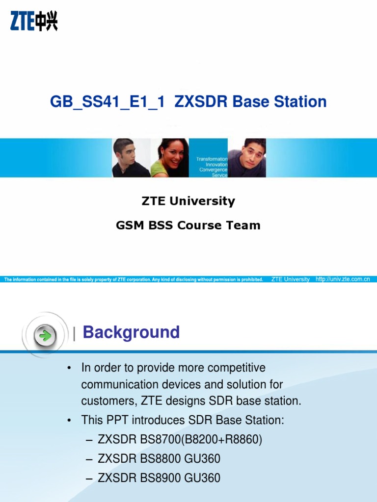 08-GB - SS41 - E1 - 1 Principle and Hardware Structure of ZXSDR Base ...