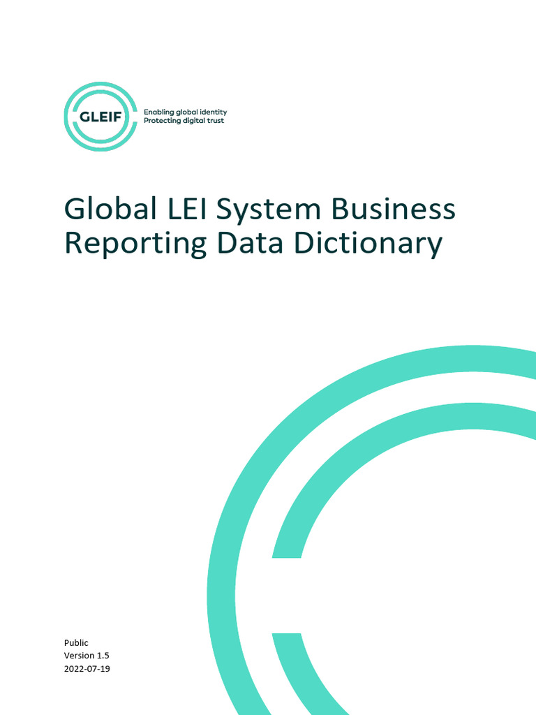 2022 07 19 - Business Report Dictionary - v1.5 | PDF | Computers