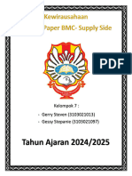 Outline Paper BMC Mie - Supply Side