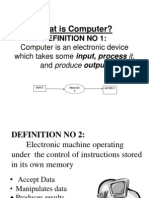 What Is Computer?: Definition No 1