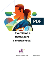 E-Book Exercícios Vocais e Textos - Novo