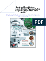 PDF Test Bank For Microbiology Fundamentals A Clinical Approach 3Rd Edition Marjorie Kelly Cowan Heidi Smith Online Ebook Full Chapter