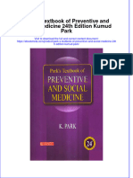 Ebook Park S Textbook of Preventive and Social Medicine 24Th Edition Kumud Park Online PDF All Chapter