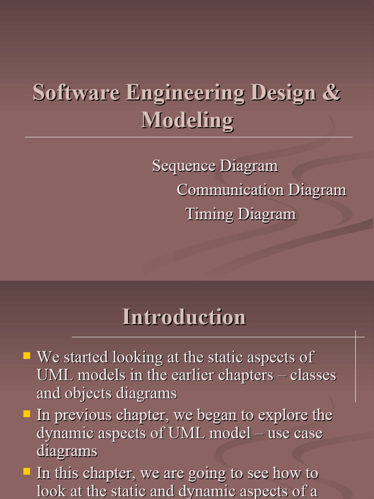 UML Sequence-Communication-Timing | PDF | Unified Modeling Language ...