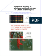 Ebook Phytochemical Profiling of Commercially Important South African Plants 1St Edition Alvaro Viljoen Online PDF All Chapter