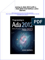 Ebook Programming in Ada 2012 With A Preview of Ada 2022 2Nd Edition John Barnes 2 Online PDF All Chapter