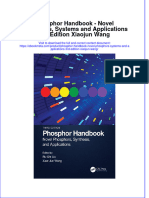 Ebook Phosphor Handbook Novel Phosphors Systems and Applications 3Rd Edition Xiaojun Wang Online PDF All Chapter