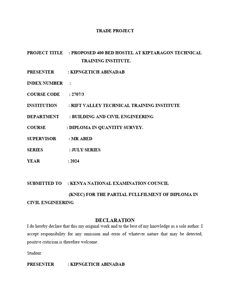Proposed 400-Bed Hostel Project Plan | PDF | Beam (Structure) | Surveying