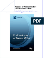 Ebook Positive Aspects of Animal Welfare Silvana Mattiello Editor Online PDF All Chapter