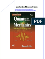 Ebook Quantum Mechanics Mahesh C Jain Online PDF All Chapter