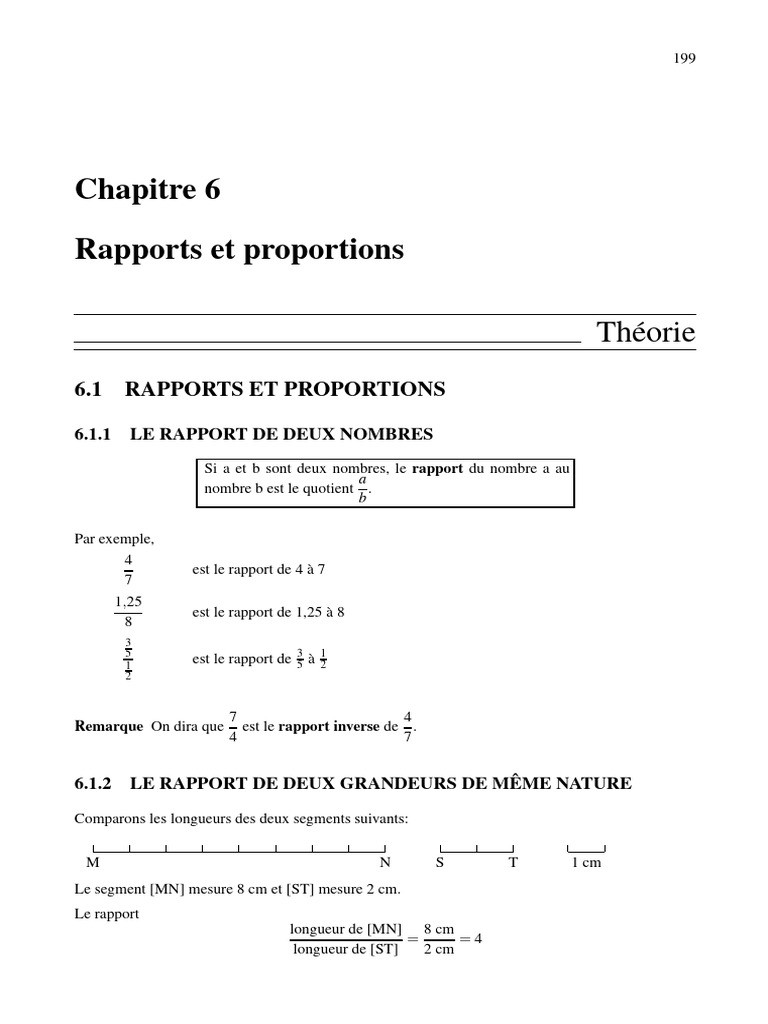 Rapport RT Proportion | PDF | Angle