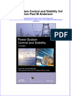 Ebook Power System Control and Stability 3Rd Edition Paul M Anderson Online PDF All Chapter