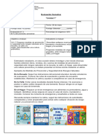 Lista de Cotejo 4 Año Afiche Ciencias