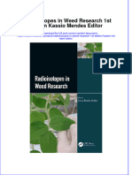 Ebook Radioisotopes in Weed Research 1St Edition Kassio Mendes Editor Online PDF All Chapter
