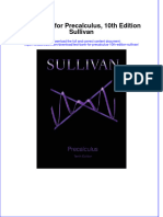 PDF Test Bank For Precalculus 10Th Edition Sullivan Online Ebook Full Chapter