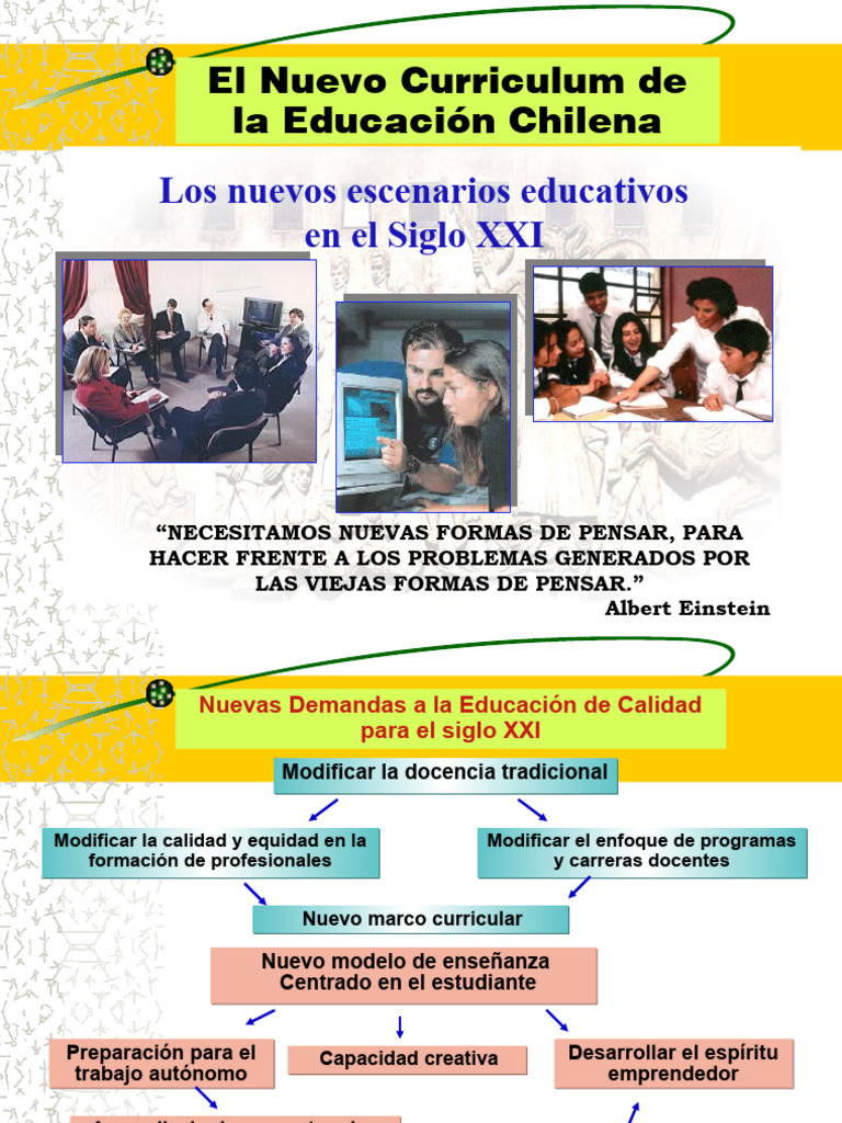 Innovaciones en la Educación Chilena XXI | PDF | Plan de estudios ...