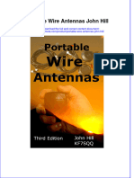 Download ebook Portable Wire Antennas John Hill online pdf all chapter docx epub 