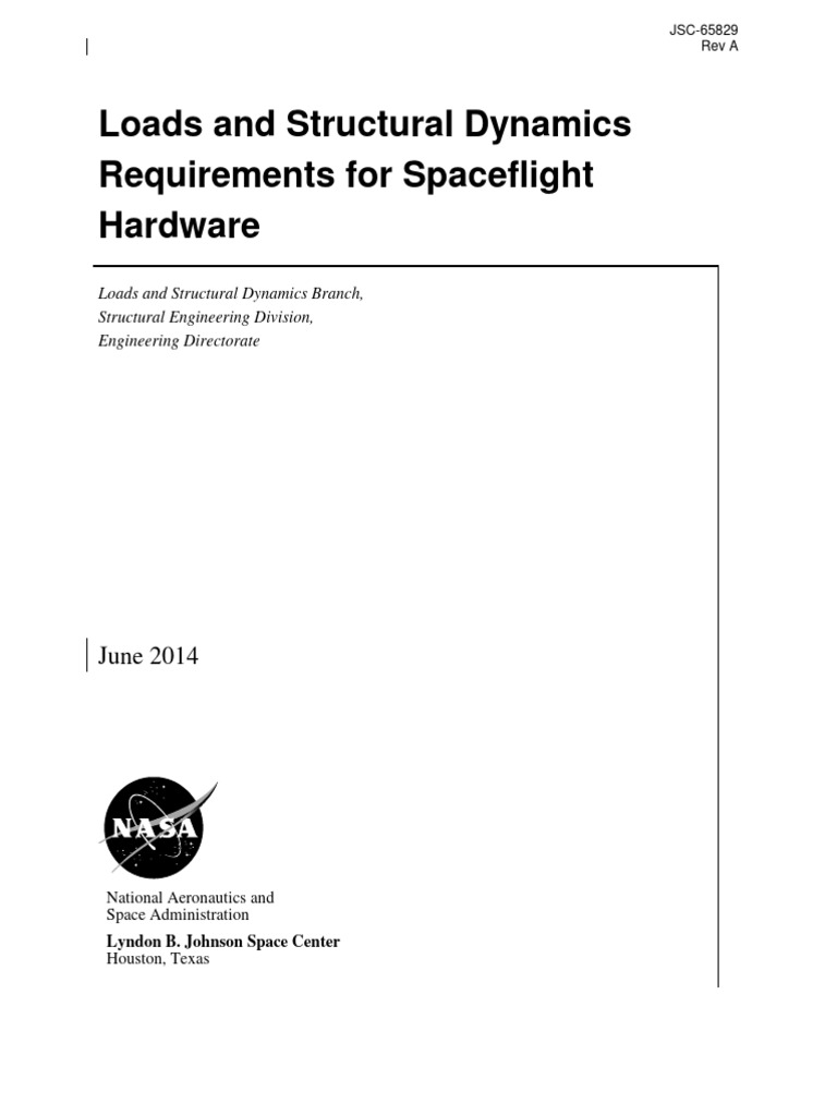 Spaceflight Hardware Loads Requirements | PDF | Nasa | Flight