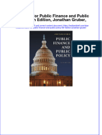Tbbell Document 562Download pdf Test Bank For Public Finance And Public Policy 6Th Edition Jonathan Gruber online ebook full chapter 